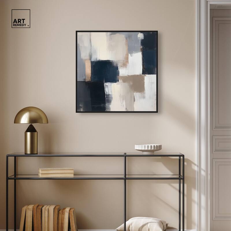 Blue Mood Depth III Canvas by Art Remedy