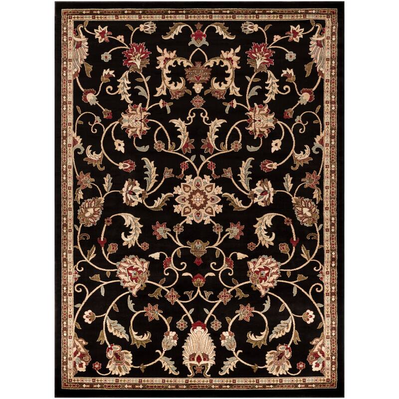 Chandler Transitional Damask Area Rug