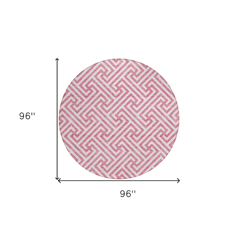 HomeRoots Geometric Transitional Rectangle Outdoor Rug