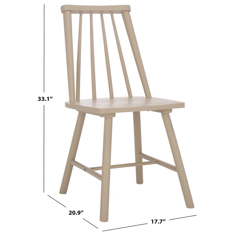 SAFAVIEH HOME Analin Dining Chair (Set of 2) - 18"W x 21"D x 33"H