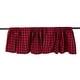 preview thumbnail 6 of 109, Window Valance Red