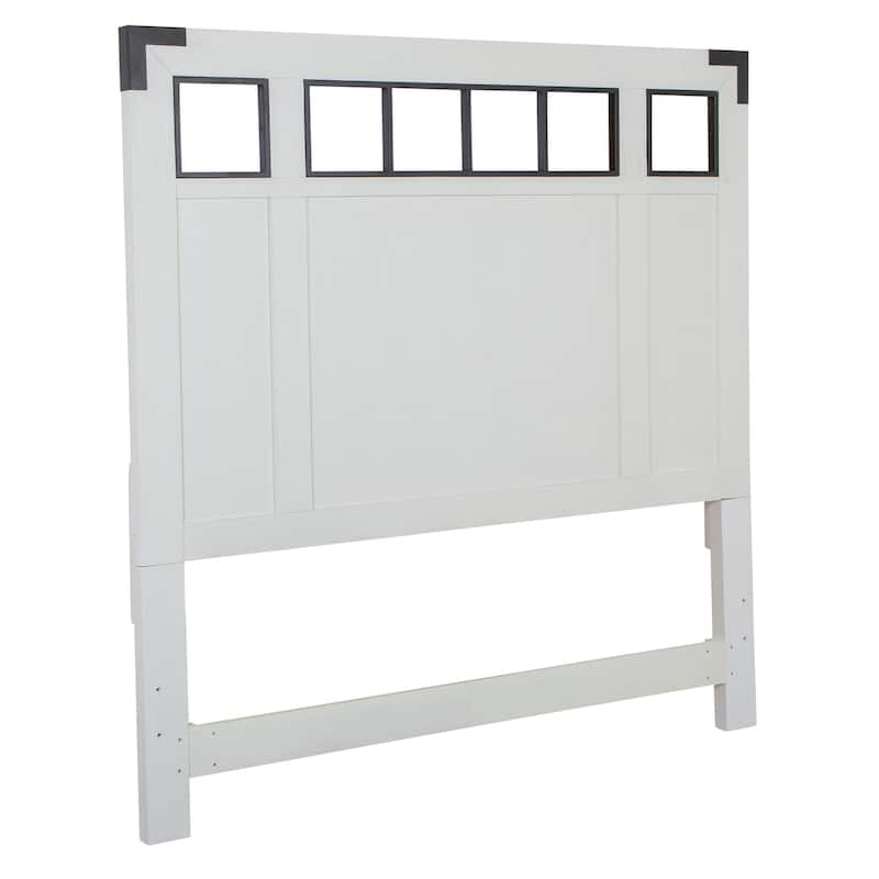 Magnussen Home Harper Springs Silo White Queen Panel Storage Bed