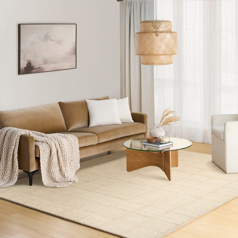 DKNY Pure Framework Indoor only Geometric Area Rug