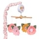 preview thumbnail 1 of 5, Lambs & Ivy Little Garden Felt Flowers Musical Baby Crib Mobile Soother Toy