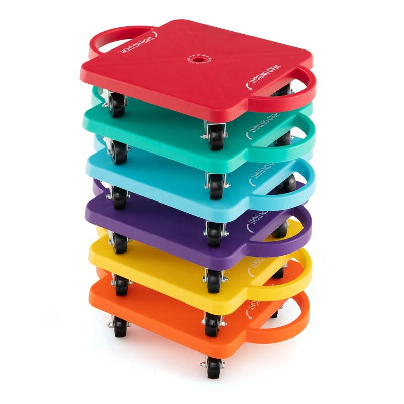 Gymax Children Balance Board Sitting Scooter Board 6-Pack PP Floor