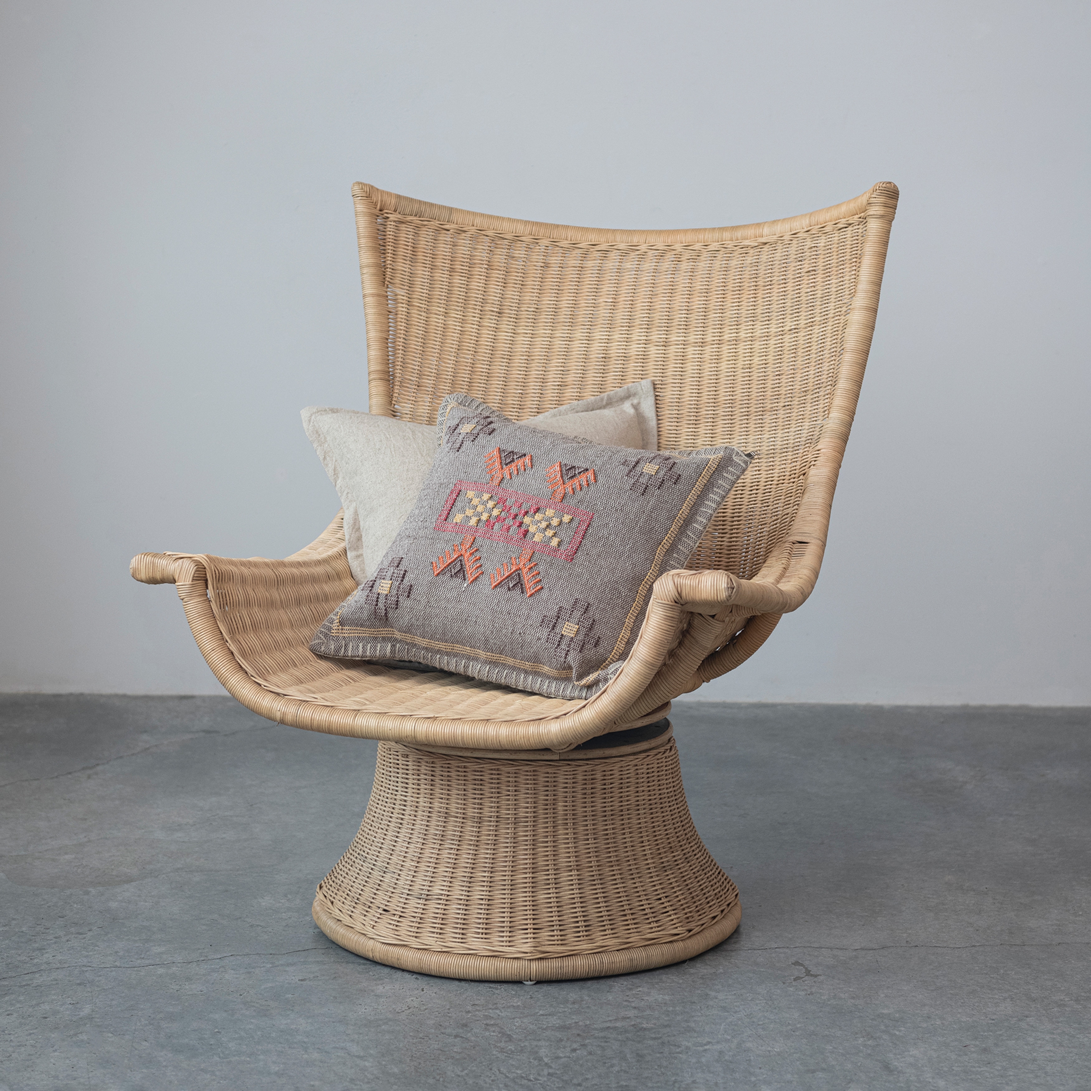 Boho store swivel chair