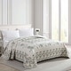 preview thumbnail 18 of 18, Carnation Embroidered Bedspread Sage - Full