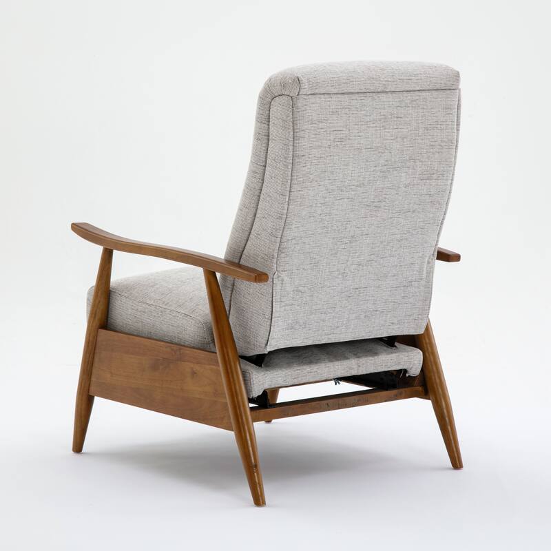 Taylor Wood Arm Push Back Recliner in Performance Fabric by Greyson Living
