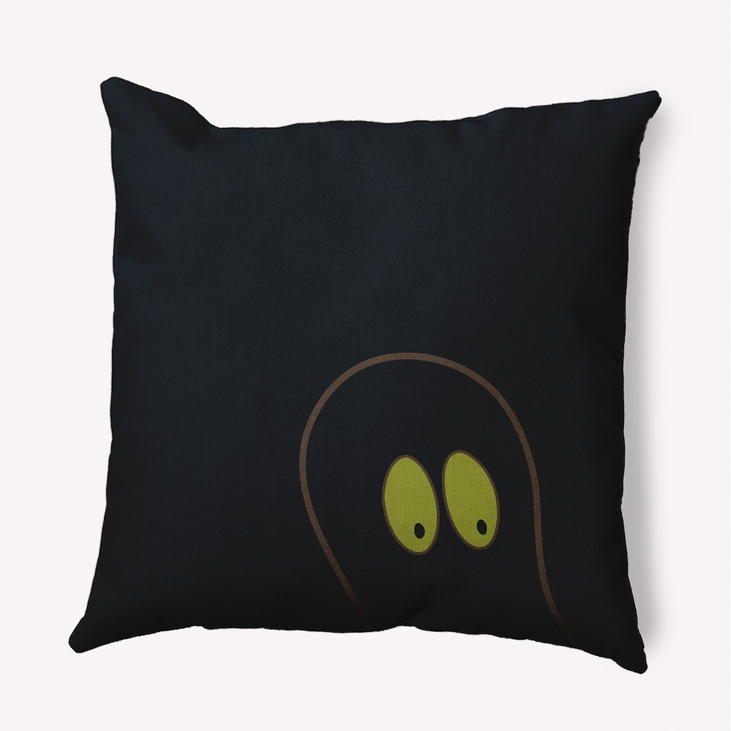 Halloween Ghost Eyes Accent Pillow
