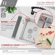 preview thumbnail 4 of 31, STYLISH 25 inch Stainless Steel 16G Workstation Undermount Kitchen Sink - 25" x 19" x 10"