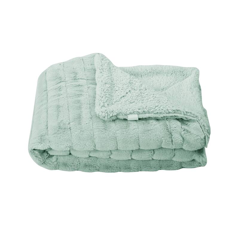 Supermink Decorative Fauxfur Throw 50'' x 60''