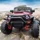 preview thumbnail 8 of 8, Battery Powered 12V Jeep Ride-On Car for Kids with USB Bluetooth and LED Headlights