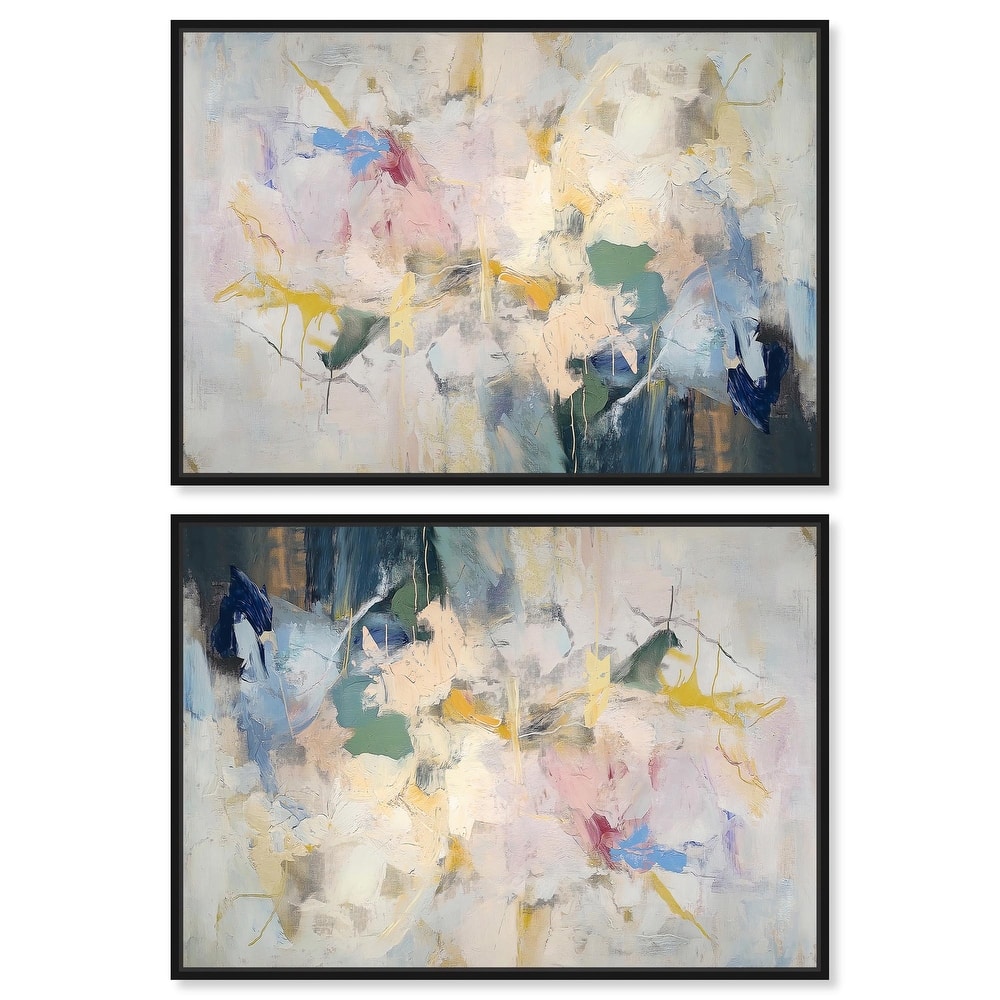 Flower Impressions Canvas by Art Remedy