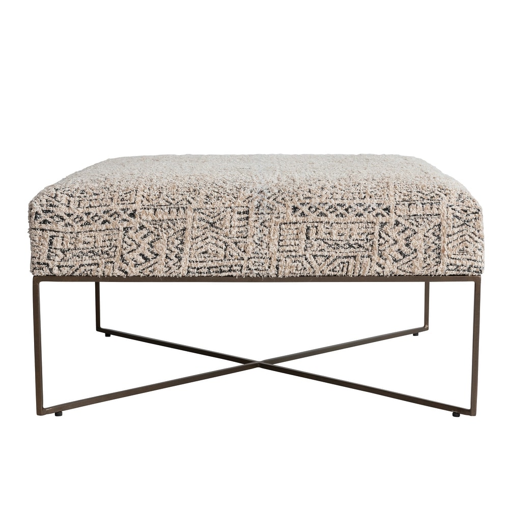 Lorell Upholstered Ottoman