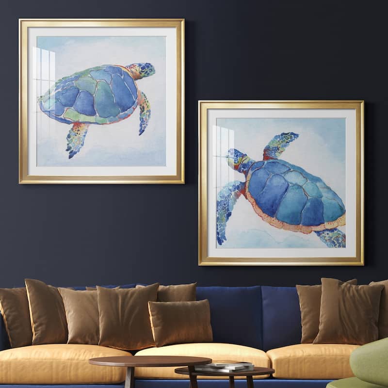 Galapagos Sea Turtle I Premium Framed Print - Ready to Hang