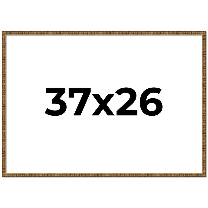 37x26 Frame Gold Picture Frame - Complete Modern Photo Frame Includes