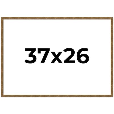 37x26 Frame Gold Picture Frame - Complete Modern Photo Frame Includes