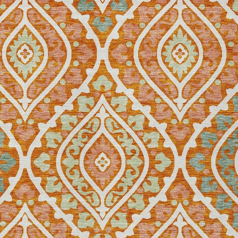 HomeRoots Floral Transitional Rectangle Outdoor Rug