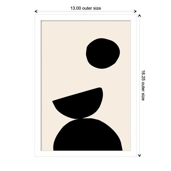 Organic Shapes 09 by 1x Studio Framed Wall Art Print - Bed Bath