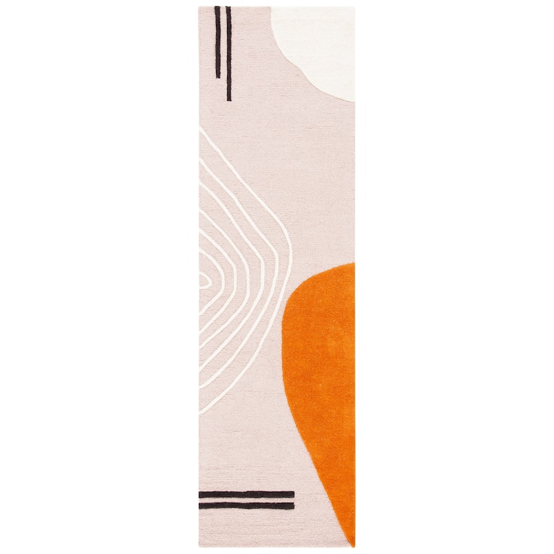 SAFAVIEH Handmade Rodeo Drive Vutka Mid-Century Modern Wool Rug