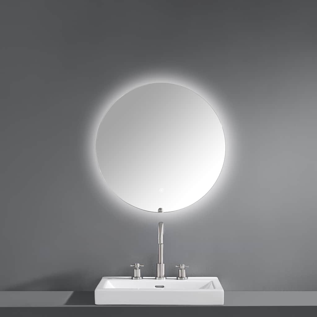 Avanity Luana Frameless Wall Mounted Mirror with LED Lighting
