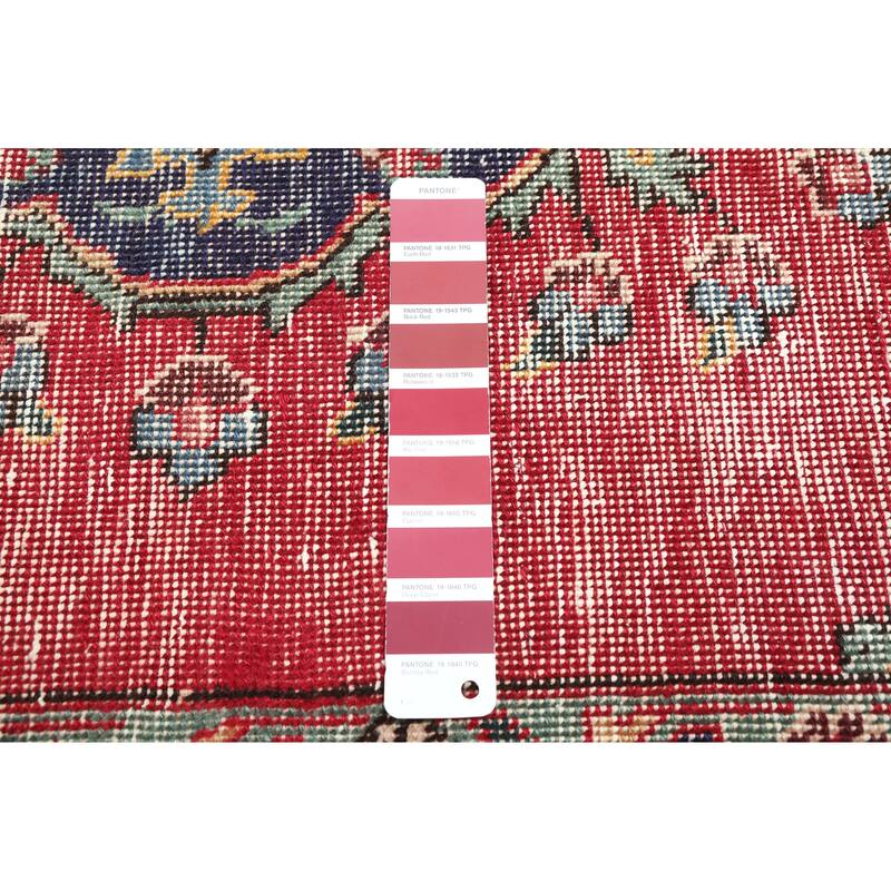 ECARPETGALLERY Hand-knotted Antalya Vintage Red Wool Rug - 6'3 x 9'10