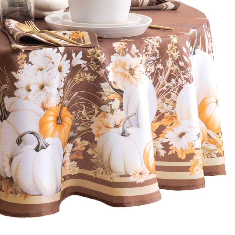 Wheatland Harvest Fall Tablecloth - 60x84 Oval