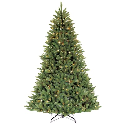 Puleo International 6.5 ft. Pre-lit Fraser Fir Artificial Tree