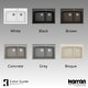 preview thumbnail 42 of 49, Karran Drop-In Quartz Double Bowl Kitchen Sink