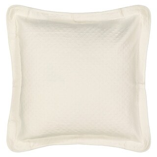 Austin Horn Classics Ashley Flanged European Pillow Sham in Brown