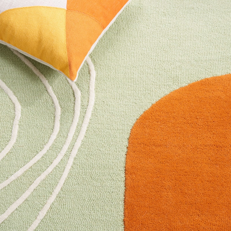 SAFAVIEH Handmade Rodeo Drive Vutka Mid-Century Modern Wool Rug