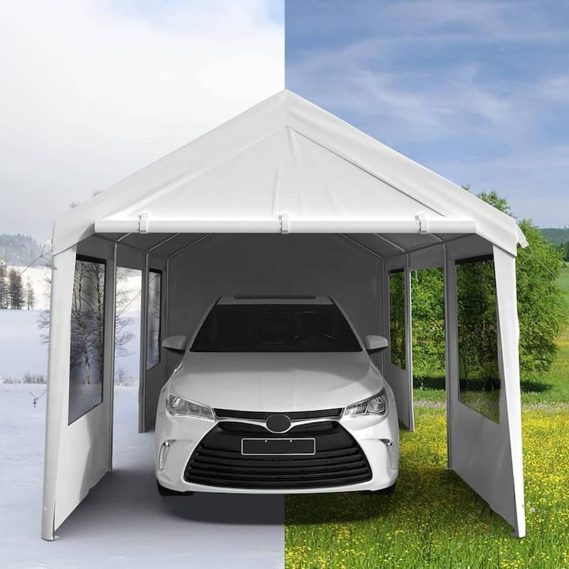 13x20ft Portable Car Tent Carport Canopy for Car, SUV, Truck Shelter Sheds