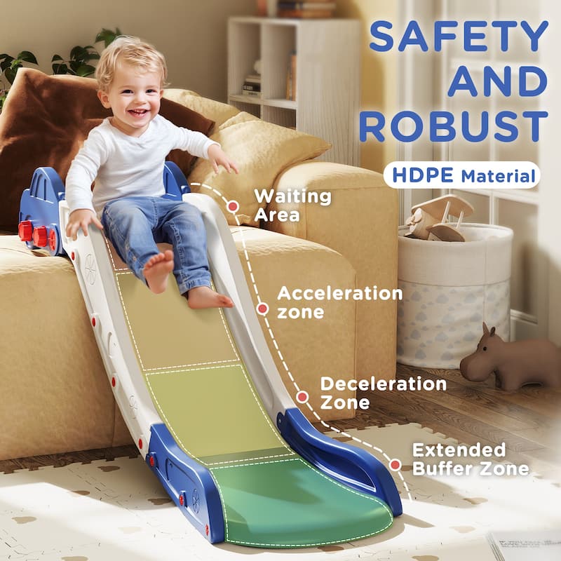 Toddler Slide, Couch Slide for Bed, Sofa, Extra Length Indoor Couch Slide for Toddler, Baby, Child, Easy to Assemble