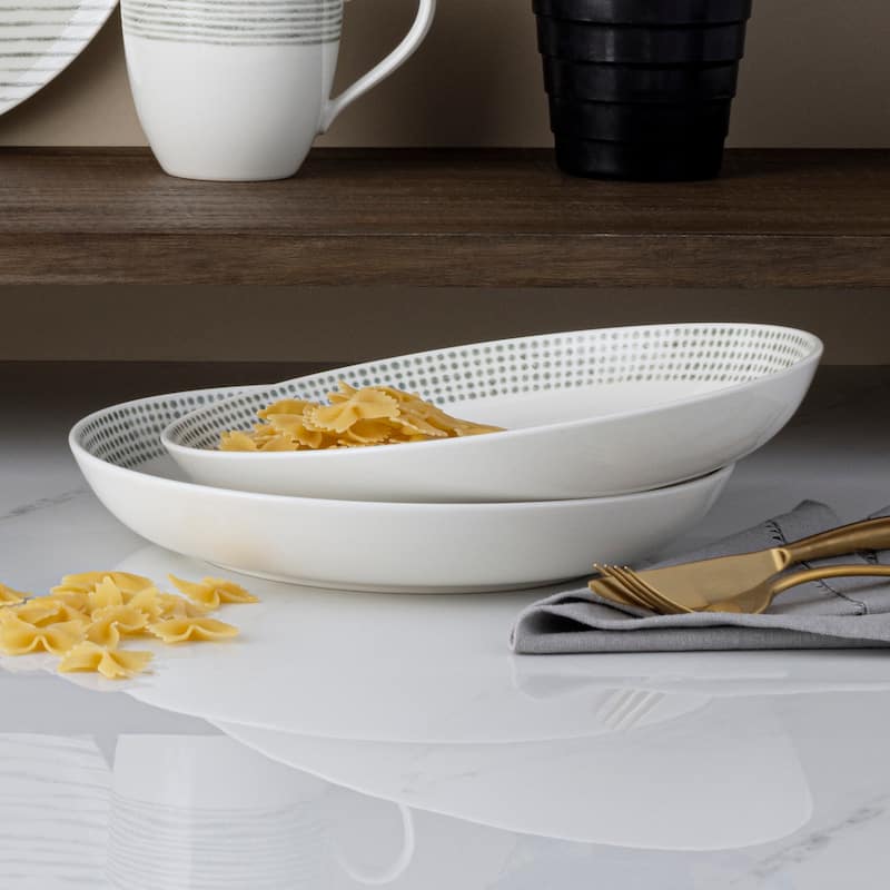 Noritake Hammock Set of 4 Dinner Bowls, 9-3/4"