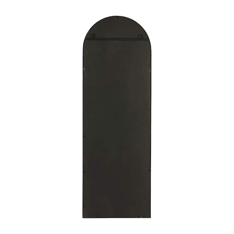 Wall Mount Arched Mirror with Slim Metal Frame