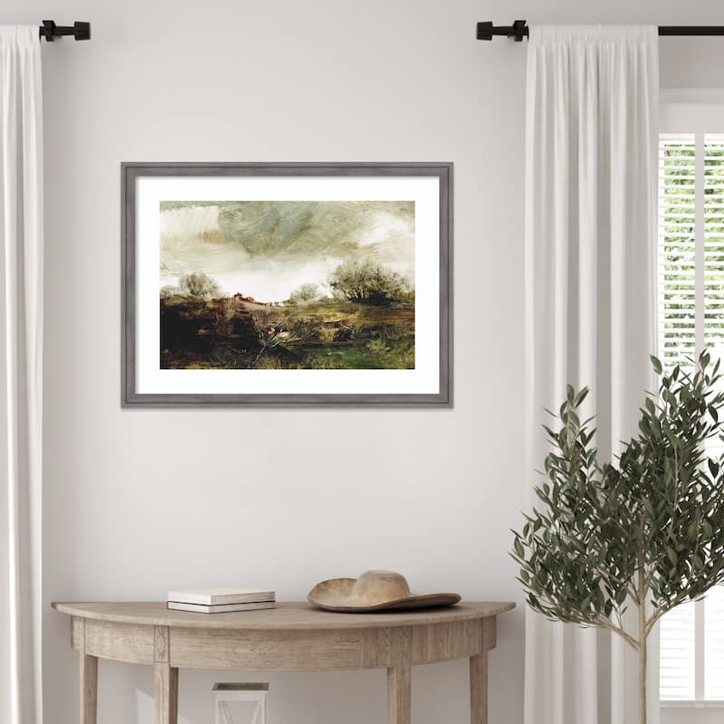 Hound Tor by Dan Hobday Wood Framed Wall Art Print