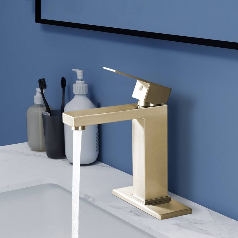 Topcraft Single Handle Bathroom Faucet with Pop-Up Drainer