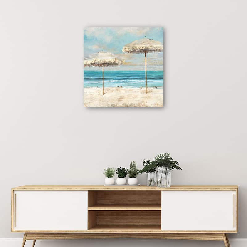 Beach Duet By Studio Arts Canvas Art Print