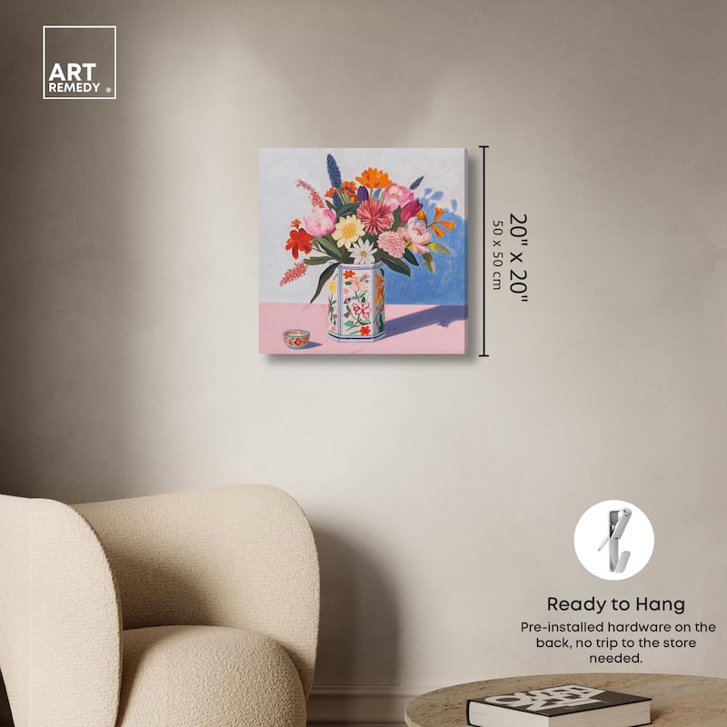 Spring's Riot Canvas by Art Remedy, Gallery Wrapped