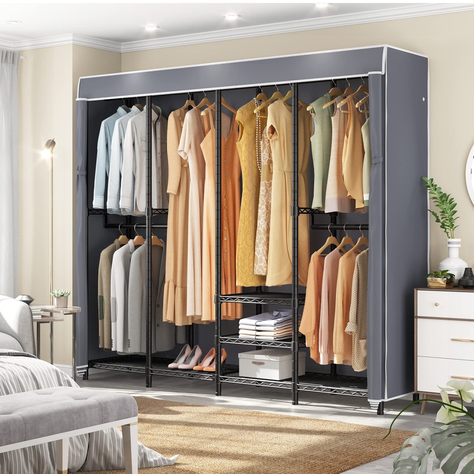 Garment rack with cover bed bath and beyond outlet