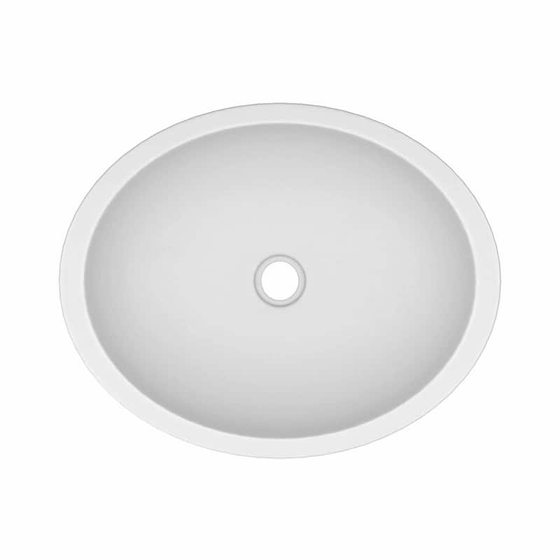 Tolosa NativeStone Drop-in/ Undermount Bathroom Sink - 19" x 16" x 4.75"