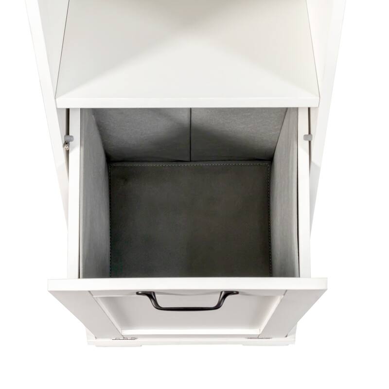 Laundry Cabinet, with 1 Removable Liner Bags