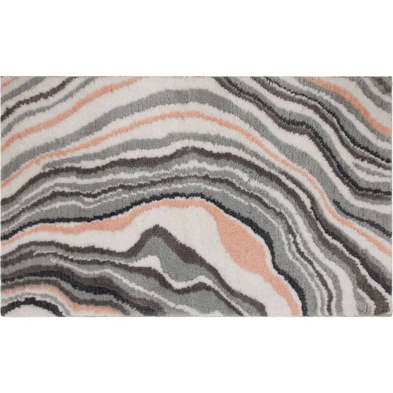 Mohawk Home Serpentine Bath Rug - 2' x 5' - Blush
