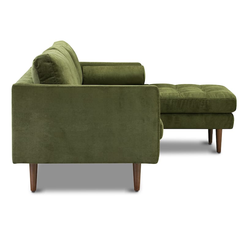 Poly & Bark Napa 104.5" Fabric Right Sectional Sofa
