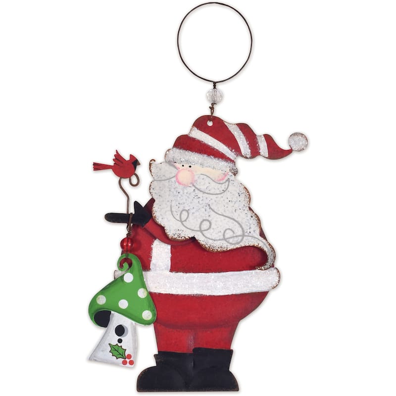 Santa Ornament -Set of 2