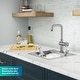 preview thumbnail 58 of 165, Kraus Urbix Industrial Solid Brass Kitchen Faucet