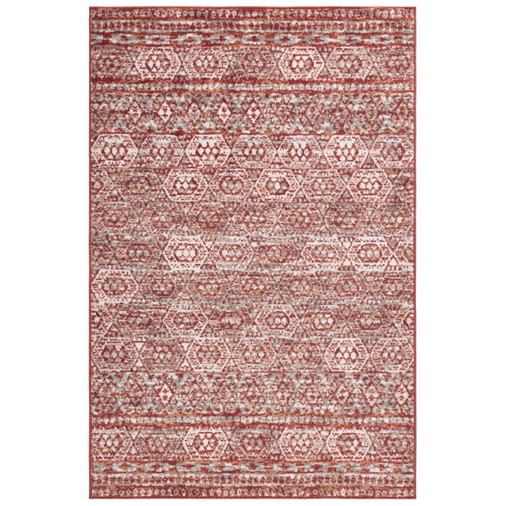 SAFAVIEH Pyramid Afiya Boho Geometric Rug