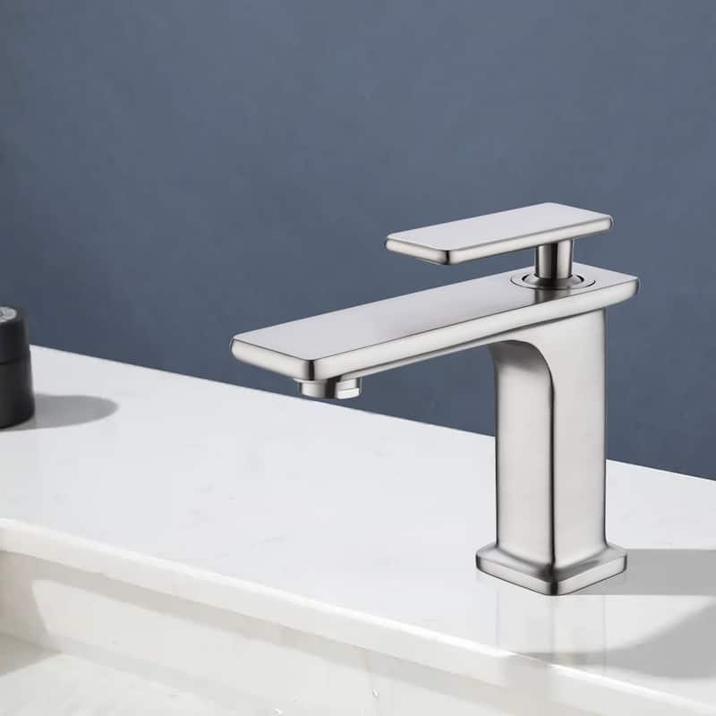 Topcraft 6/12in Single Handle Single Hole Bathroom Faucet Bathroom Vessel Faucet