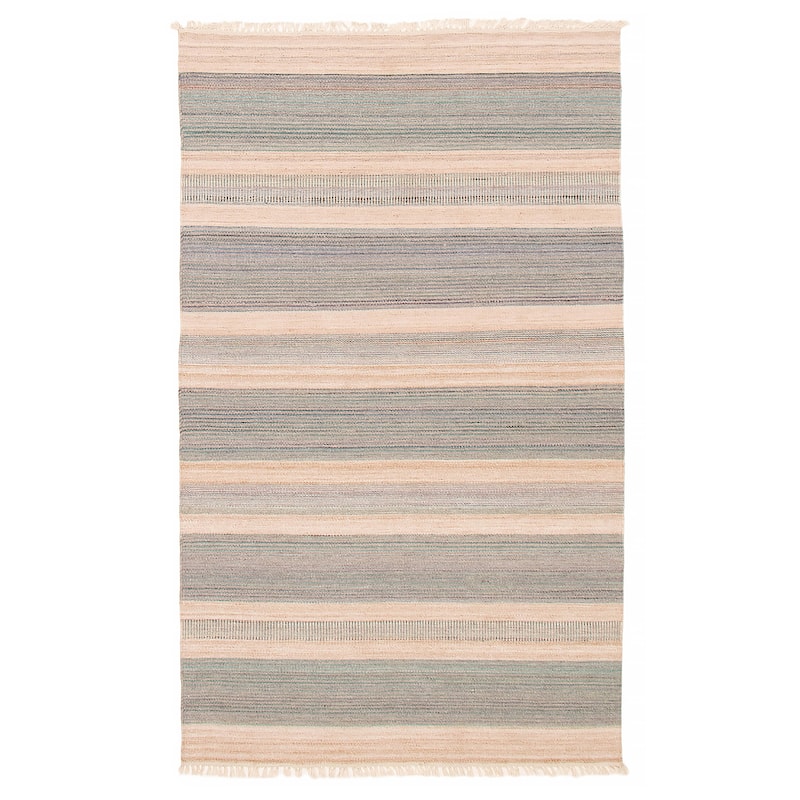 Boho Grey Kilim 4'11" x 8'2" - 4'11 x 8'2 - Grey - 4'11 x 8'2