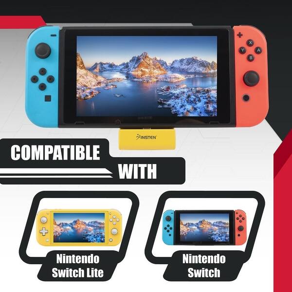 For Nintendo Switch And Switch Lite Charging Dock Multi Angle Compact Playstand Charging Station W Usb C Port By Insten Yellow Overstock 3387 For Nintendo Switch And Switch Lite Charging Dock Multi Angle Compact Playstand Charging Station W Usb C Port By Insten Yellow Overstock 3387